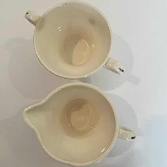 Victory by Salem China BASKET PP Needlepoint Mini Cream and Sugar - Picture 2 of 4